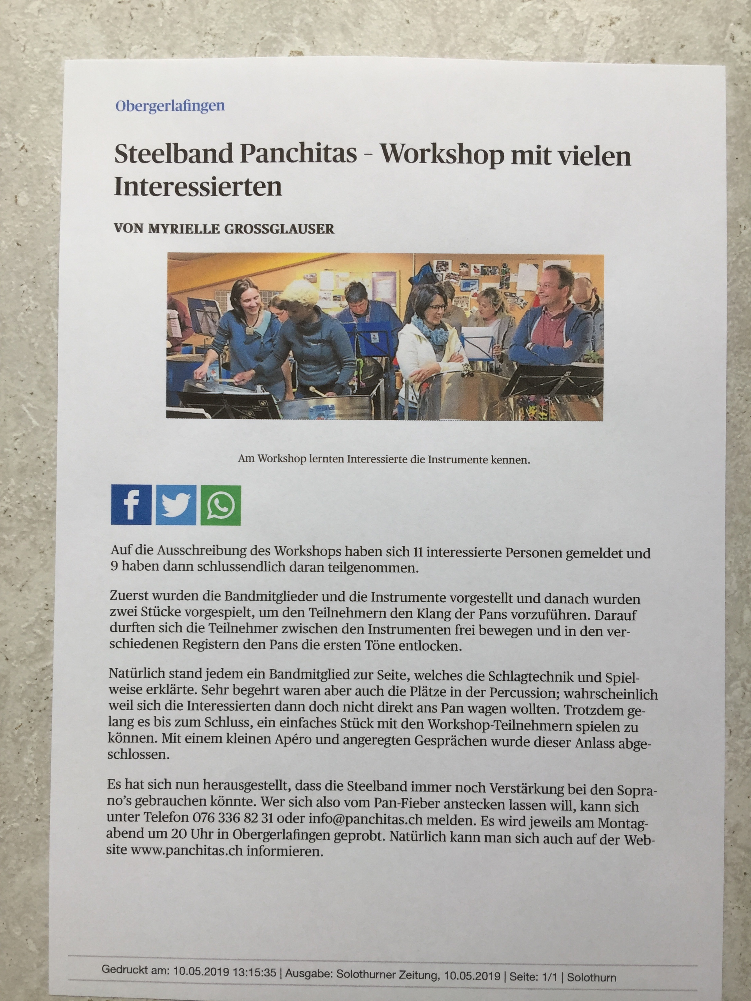 Pan-Workshop 25.03.2019